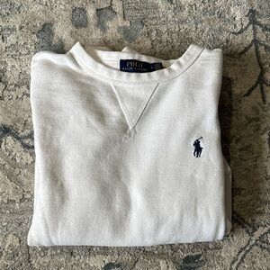 Polo by Ralph Lauren White Crewneck Sweater